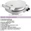 professinal electric die casting aluminum round Pizza pan Oven with 180 open