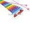 Kids Children Toddler Colorful 15 Note Glockenspiel Educational Musical Instrument Rhythm Band Toy Percussion