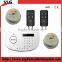 wireless GSM home alarm system wireless fire alarm system smoke sensor anti thief sensor