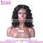 Most Popular Short Brazilian Hair Wigs 14" 150% Density Curly Wave Human Hair Short Bob Lace Front Wig