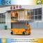 electric auto drive roadway lamp / roof / external walls man use self propelled scissor lift