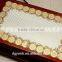 Printed table mat with 100% PVC/vinyl with beautiful lace edge