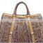 Handbag Handle Covers Custom 100% Python Woman's Handbag Leather Shoulder Bag