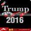 2016 Wholesale Trump Rhinestone Transfer for Custom Tshirt Iron on Heat Transfer Vinyls