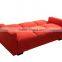 Factory Direct Modern Design High Quality chesterfield sofa cum bed/ Red Fabric Sofa Bed