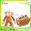 Customized plush pet toy for dog with certified