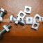Customized stainless Steel Plain Square Nut flat hex nut Made in China