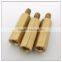 Factory wholesale high quality hex standoff spacer m6 brass parts