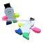 New 4 in 1 promotion medical man shape Desk Buddy Highlighter pen set and Brush