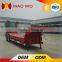 Tri-axle lowbed truck trailer for containers