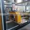 PVC window profile extrusion machine with profile cutting machine
