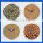2016 New Design Wooden Printing Pattern Clock for Home Decoration Laser Pattern CNC Design Custom Picture Wall Haning Clock