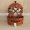 100%handmade Natural Exquisite Empty Picnic Baskets,wicker Picnic Basket Wholesale