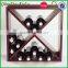 eco friendly FSC pine wood red wine cube rack ,wooden cube wine rack