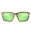 Fashiona style unisex handmade retro zebra wood sunglasses