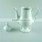 cheap ceramic white tukish style tea pot for whole sale