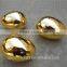 High quality golden electroplated decorative artificial egg