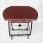 RH-02A Round wood top with metal frame Gramercy Scroll-Design Bathroom table