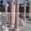 High quality house pillars designs roman marble pillar for sale
