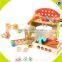 wholesale educational kids wooden assemble tools box toy brain training children wooden assemble tools box toy W03D018