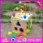 Multi-function bead maze wooden educational toys for toddlers W11B123-S
