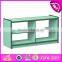 Wholesale cheap children furniture shelf wood hollow cabinets W08C191
