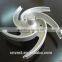 open flexible centrifugal non- rusty water pump impeller design wholesale