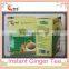 FDA, HALAL. KOSHER ISO instant Ginger Tea with lemon health ginger tea factory