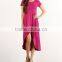 Short Sleeve Casual Loose T-Shirt Dress Hi-Low Shift Western Party Wear Short Front Long Back Dresses
