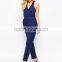 2015 China Factory OEM ODM Fashionable Customized Halterneck Jumpsuit