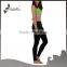Classic black mid-high rise yoga tight