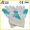 High quality cow leather palm safety gloves