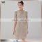 western style crochet cotton lurex ladies casual dress