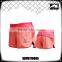 High elastic girls custom workout training shorts with inner lycra lining