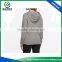 OEM design high quality womens grey color hoody sweater gym hoodie with your own logo