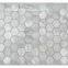 Hexagonal pure white shell mosaic(Straight angle )