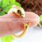 Animal Wrap Rings Gold Silver Plated Dolphin Unique Rings Jewelry Resizable