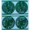 Double sided 1oz HASL PCB with green solder mask