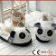 lovely animal panda shaped plush indoor slippers