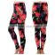 Hot wholesale Fashion Floral leggings Ladies Printed leggings