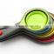 Amazon newest colorful collapsible silicone measuring cup spoons