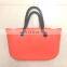2017 silicone canvas beach bag tote bag