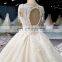 LS00380 cap sleeves plus size elegant high quality lace quinceanera ball gown wedding dress