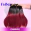 14 inches indian cheap human hair weaving/wet and wavy ombre colored indian human hair weave/two-tone indian remy hair w