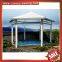 outdoor hotel villa park garden wood look style aluminum alloy metal pavilion pagoda gloriette kiosk