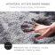Nordic fashion fluffy non-slip mixed dyed carpet Living room / bedroom center carpet black gray pink blue large size hair Rugs