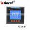 intelligent power meter LCD display three-phase