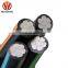 abc cables service drop ABC cables алюминиевый проводник с изоляцией xlpe/pvc, фаза 3*50+1*35, алюминиевая сплавная нейтральная шина НН