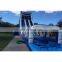 above ground big longest inflatable bouncer water slide