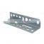 50x50x6 iso standard angle bar size white slotted steel angle